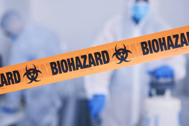 Professional Infectious Disease Decontamination technician working in Cornish, ME